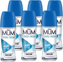 Mum Unperfumed Roll On Deodorant, 48 Hours Plus Protection, Alcohol Free Womens Mens Deodorant, Anti-Perspirant, Vegan, Sustainable Glass Bottle, Fragrance Free, 50 ml, Pack of 6 Mum Unperfumed Roll On Deodorant, 48 Hours Plus Protection, Alcohol Free Womens Mens Deodorant, Anti-Perspirant, Vegan, Sustainable Glass Bottle, Fragrance Free, 50 ml, Pack of 6