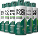 Rock Face Men's Body Spray - Original Fragrance Body Spray Deodorant for Men, 200ml, Fresh Citrus Scent, Long Lasting, Multipack of 6