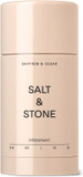 SALT & STONE Aluminum Free Deodorant | Extra Strength 48 Hour Protection for Women & Men | Made with Seaweed Extracts, Shea Butter & Prebiotics (Saffron & Cedar)