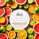 The Natural Deodorant Co, Teen Deodorant Balm Citrus Crush 55g, For Teens or Tweens, Aluminium Free, Plastic Free