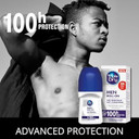Triple Dry Men | Fragrance-Free Anti-Perspirant Roll On 50ml | 100-Hour Protection Against Excessive Sweating | Fights Odour | Triple Active Formula | Clinically Proven | Male