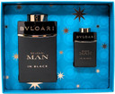 BULGARI MAN IN BLACK SET: EDP SPRAY 100ML & EDP SPRAY 15ML