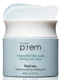 Makeprem Peel Me. Radiance Peeling Sleeping Pack 2.70 Fl. Oz. Overnight Facial Treatment - Hypoallergenic Pha, Peeling, Moisturizing. By Make P:Rem