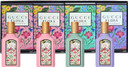 Gucci Flora Gorgeous 4 Piece Set for Women (Gardenia + Gardenia + Jasmine + Magnolia), 4×0.16 Ounce Parfum Spray