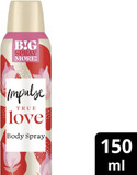 Impulse True Love Body Spray Deodorant 6 x 150 ml