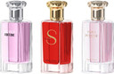 V.V Love For Women - Women's 100ml x 3 Fragrance for Her - Gift Set For Women - Blush Fortune, Rouge Resilience, Paris Intense