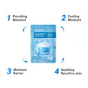 Real Barrier Aqua Soothing Gel Cream Face Mask For Sensitive Dehydrated Oily Skin, 10Ea, Korean Cotton Gauze Sheet Mask With 8 Hyaluronic Acids, Cooling, Soothing, Hydrating, Moisturizingaqua Soothing Cream Mask