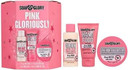 Soap & Glory Pink Gloriously 3 Piece Gift Set, 1 x 75 ml Hand Food, 1 x 50 ml Hand Food, 1 x 100 g Body Butter