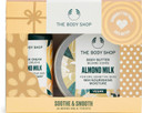 The Body Shop Soothe & Smooth Almond Milk Treats Body Care Holiday Gift Set, Vegan, 2-Piece Set