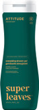 ATTITUDE Body Wash, EWG Verified Shower Gel, Dermatologically Tested, Plant and Mineral-Based, Vegan Personal Care Products, Red Vine Leaves, 473 mL