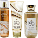Bath & Body Works Warm Vanilla Sugar Fragrance Favorites Gift Set ~ Shower Gel ~ Fragrance Mist & Body Cream