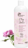 eau delices rose and jasmine shower gel 500 ml of gel