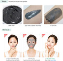 Secret Key Black Out Pore Minimizing Pack. Remove Blackhead & Sebum Wash Off Mask, Skin Peeling And Brightening Effect With Charcoal & Black Sugar, 100G