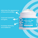 Seoulceuticals Korean Skin Care Hyaluronic Acid Jelly Face Mask  Rice Bran + Vit B5 + Rosehip Anti Aging K Beauty Skincare For Plump Glowing Skin 2Oz