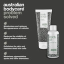 2 products to improve the appearance of cellulite: Body Scrub 200ml with 100% natural tea tree oil, and Body Oil 150ml that reduces the visibility of cellulite | Dermatologically tested