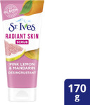 St. Ives Even & Bright Pink Lemon & Mandaran Orange Scrub, 150 Ml