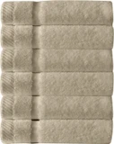 Arm & Hammer Super Soft Washcloths, 6 Piece, Light Grey