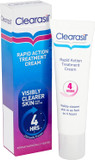 Clearasil Ultra Rapid Action Treatment Cream, 25ml - Opens Pores & Helps to Clear Spots Faster, Pore Cleaner, Skincare Solution, Clearer skin in 4 Hours Clearasil Ultra Rapid Action Treatment Cream, 25ml - Opens Pores & Helps to Clear Spots Faster, Pore Cleaner, Skincare Solution, Clearer skin in 4 Hours