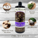 Dr. Woods Raw Black Moisturizing Castile Soap, 32 Ounce