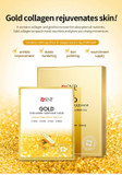 Snp 10 Pcs Gold Ampoule Collagen Anti-Aging Korean Face Sheet Mask Plumps Tightens Real 24K Gold All Skin Types Best Gift Idea For Mom Girlfriend Wife Her Women