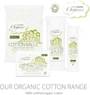 Simply Gentle Organic Cotton Pads - Perfect for Sensitive Skin - Pure Cotton Pads for First Aid - Free from Odours or Irritants - Round Shape, Disposable - 100 Pads (Pack of 1)