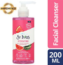 St. Ives Hydrating Daily Face Cleanser Natural Watermelon Extract to leave Skin Refreshed and Glowing 200ml