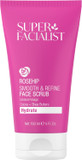 Super Facialist Rosehip Hydrate, Brighten & Refine Face Scrub - Delicate Cleanser & Exfoliator with Shea Butter & Cucumber Oil for Sensitive Skin, Gentle Face Care, Vegan Friendly, 150ml