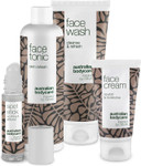 Australian Bodycare 4 Face Products - They are Perfect for Spots, pimples and Oily, Acne Prone Skin. with 100% Pure High Pharmaceutical Grade Australian Tea Tree Oil - Wash, Tonic, Cream & Spot Stick