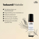 CMD, rullo per brufoli con olio dell'albero del tè biologico 10 ml