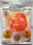 Skin Treats VITAMIN C HYDROGEL COLLAGEN FACE MASK Gel Sheet Mask