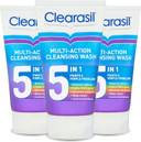 Clearasil Ultra 5 in 1 Face Wash (Pack of 3 x 150 ml)