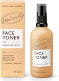 UpCircle Face Toner with Hyaluronic Acid + Salicylic Acid 100ml - for Balancing, Plumping + Soothing - Mandarin Fruit Water, Chamomile Extract + Glycerin - Natural, Vegan + Cruelty-Free