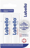 Labello Duo Protect + FPS15 Lip Balm, Repairing, Sun Protection, 2 x 4.8g