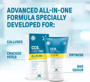 CCS All In One Foot Cream 100ml - Foot Pro Cream for Cracked Heels, Dry Skin & Calluses Feet - Foot Moisturiser - Developed for Very Dry Feet, Cracked Heels, Calluses and Foot Odour