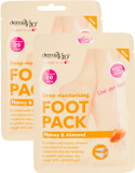 Derma V10 Deep Moisturising Foot Pack Honey & Almond (2)