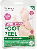 Derma V10 Exfoliating Foot Peel Tea Tree & Peppermint Removes Dead Skin After 7 Days 4 Treatments Derma V10 Exfoliating Foot Peel Tea Tree & Peppermint Removes Dead Skin After 7 Days 4 Treatments