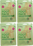 Derma V10 Foot Pack Mask (4 Pack) Deep Moisturising Tea Tree and Peppermint Oil, Honey and Almond Oil Moroccan Argan Oil & Hemp Seed Oil (Tea Tree and Peppermint Oil) Derma V10 Foot Pack Mask (4 Pack) Deep Moisturising Tea Tree and Peppermint Oil, Honey and Almond Oil Moroccan Argan Oil & Hemp Seed Oil (Tea Tree and Peppermint Oil)