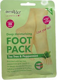 Derma V10 Foot Pack Mask (4 Pack) Deep Moisturising Tea Tree and Peppermint Oil, Honey and Almond Oil Moroccan Argan Oil & Hemp Seed Oil (Tea Tree and Peppermint Oil) Derma V10 Foot Pack Mask (4 Pack) Deep Moisturising Tea Tree and Peppermint Oil, Honey and Almond Oil Moroccan Argan Oil & Hemp Seed Oil (Tea Tree and Peppermint Oil)