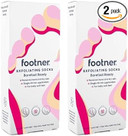 Footner Exfoliating Foot Mask Socks - Foot Peel Mask for Hard Skin - Peeling Foot Mask for Smooth and Soft Feet - Foot Peel Socks to Remove Hard Skin in Single 60 Minute Treatment - For Baby Soft Feet