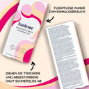 Footner Exfoliating Foot Mask Socks - Foot Peel Mask for Hard Skin - Peeling Foot Mask for Smooth and Soft Feet - Foot Peel Socks to Remove Hard Skin in Single 60 Minute Treatment - For Baby Soft Feet