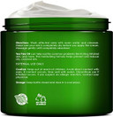 New York Biology Tea Tree Oil Foot Cream for Dry Cracked Feet, Athletes Foot, Nail Fungus, Jock Itch, Ringworm, Cracked Heels and Itchy Skin  Pain Relieving Foot Cream - 226 g