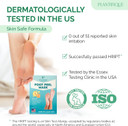 Plantifique Foot Peel Mask  2 Pairs Exfoliating & Dermatologically Tested Foot Treatment, Removes Dead Skin & Repairs Heels for Soft Feet  Strawberry Scent, Gift for Women & Men