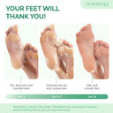 Plantifique Foot Peel Mask  2 Pairs Exfoliating & Dermatologically Tested Foot Treatment, Removes Dead Skin & Repairs Heels for Soft Feet  Vitamins Scent, Gift for Women & Men