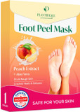 Plantifique Foot Peel Mask  4 Pairs Exfoliating & Dermatologically Tested Foot Treatment, Removes Dead Skin & Repairs Heels for Soft Feet  Mix Scent, Gift for Women & Men