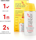 Footmender All in One | Treats and Heals Dry Feet, Hard Skin (calluses), Corns and Cracked Heels (Heel fissures) | Significant Effect After First Treatment | 100ml