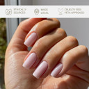 Navy Hand & Cuticle Serum 20ml  Deep Hydration & Nourishment with Plant Collagen, Argan Oil & Jojoba | Fast-Absorbing Nail & Cuticle Treatment | Refillable Glass Bottle | Made in the UK