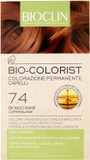 BIOCLIN Bio Colorist Colorazione Permanente Capelli Colore 7.4 Biondo Rame