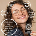 It's Pure Organic Henna Hair Dye in Chestnut | 100% Natural, Vegan, & Gluten Free | PPD Free Hair Dye, Ammonia Free, Resorcinol Free, & Peroxide Free | Volumising, Strengthening, & Revitalising |