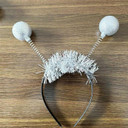 TSMORY Shimmering Party Headband Novelty Funk Hairhoop Sequined Hairhoop for Adult Kids Music Festival Accessories