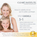 Clearé Institute Chamomile Spray - Gloss, Smoothness and Silky Touch | Natural Golden Reflections | 99% Natural Ingredients | Damaged Hair | With Chamomile, Lemon and Honey Extract - 125 ml
